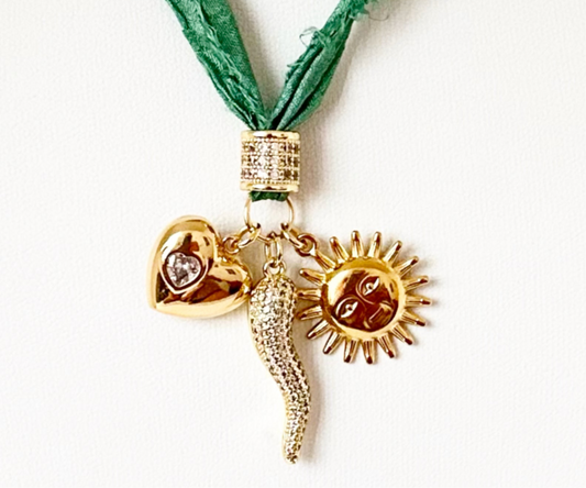 Sari Silk Necklace