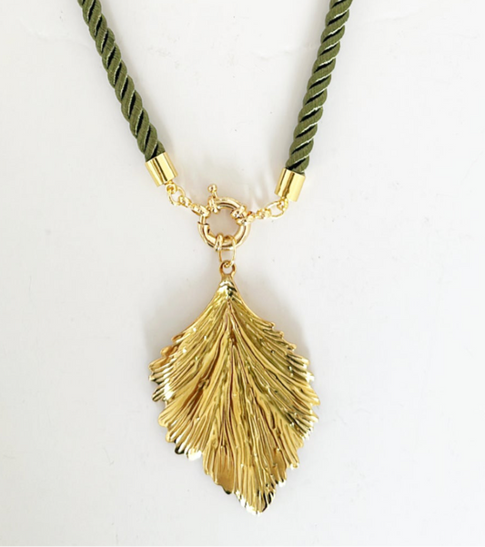Leaf Rope Necklaces