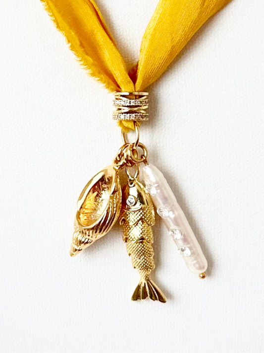 Sari Silk Necklace