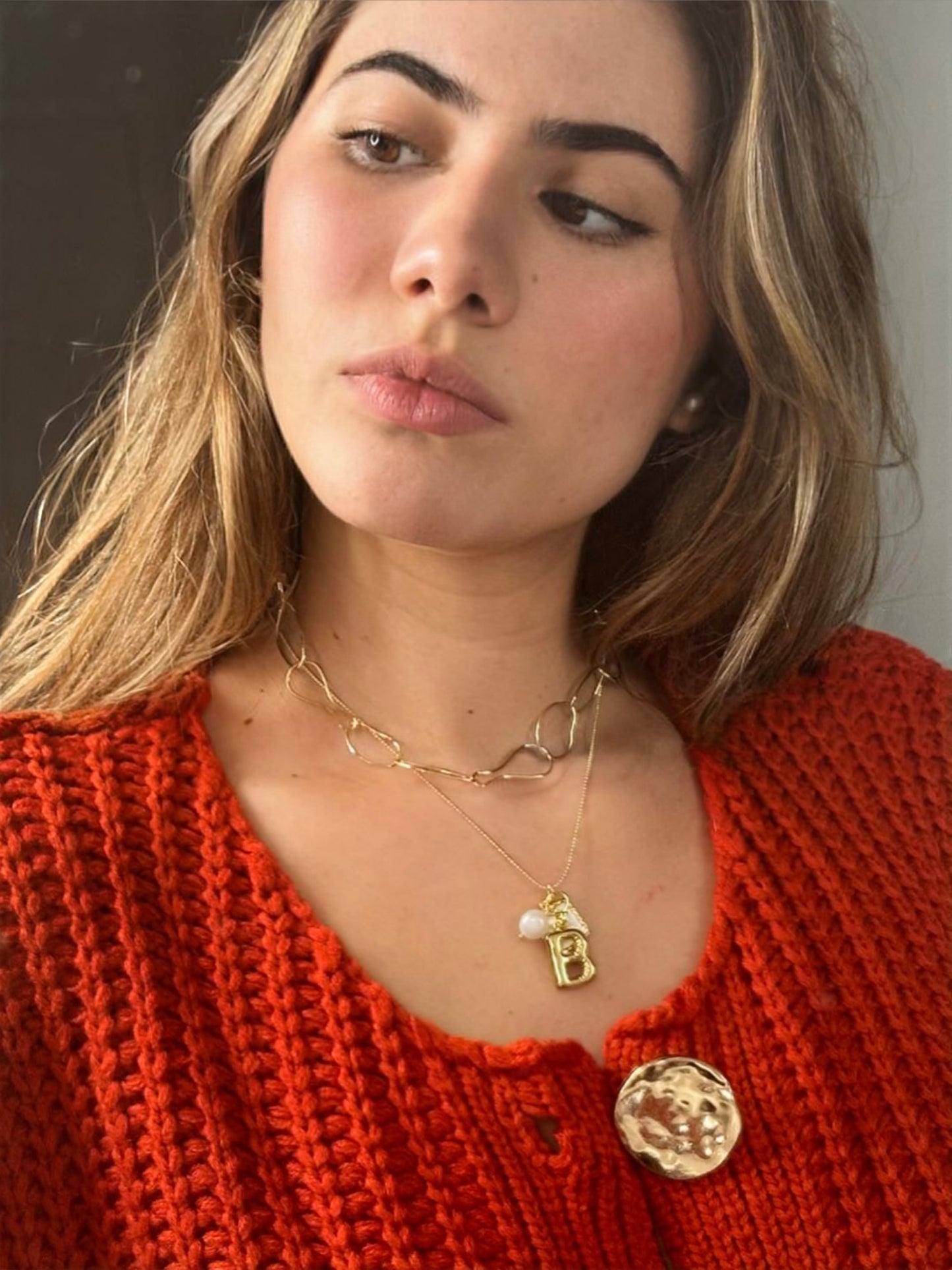 Initial Charm Necklace