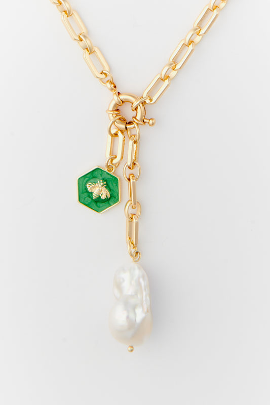 Baroque Pearl Lariat